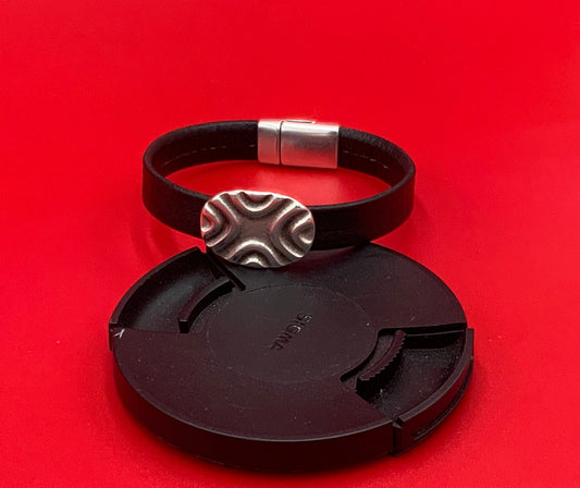 FS0613>>MADE in EUROPE Zamak oval embossed sliders, 10mm flat cord slider, 10mm leather cord slider, zamak sliders