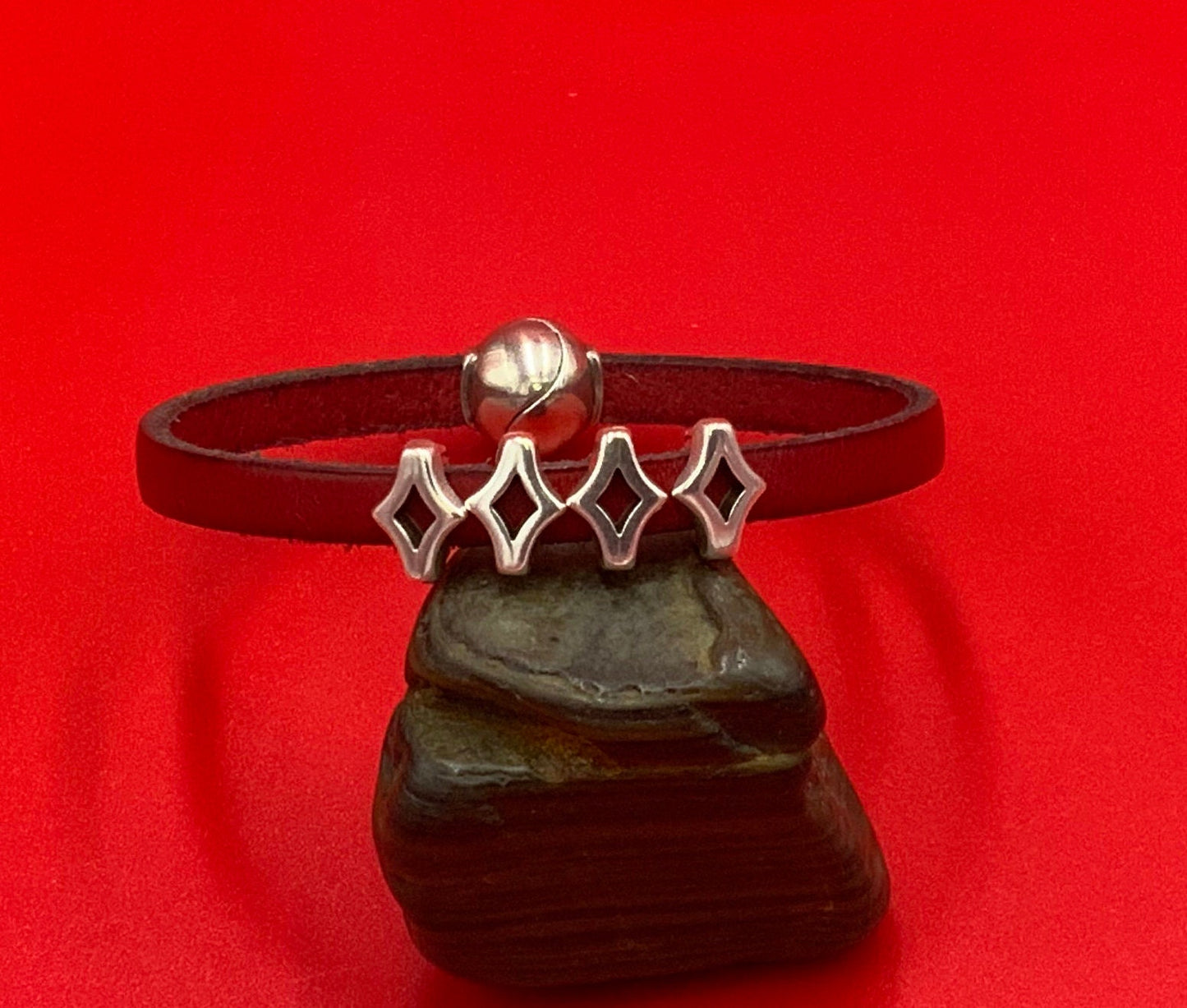 FS0621>>MADE in EUROPE 4 Zamak rhombus sliders for 5mm cord, flat cord sliders, zamak flat cord slider  qty4
