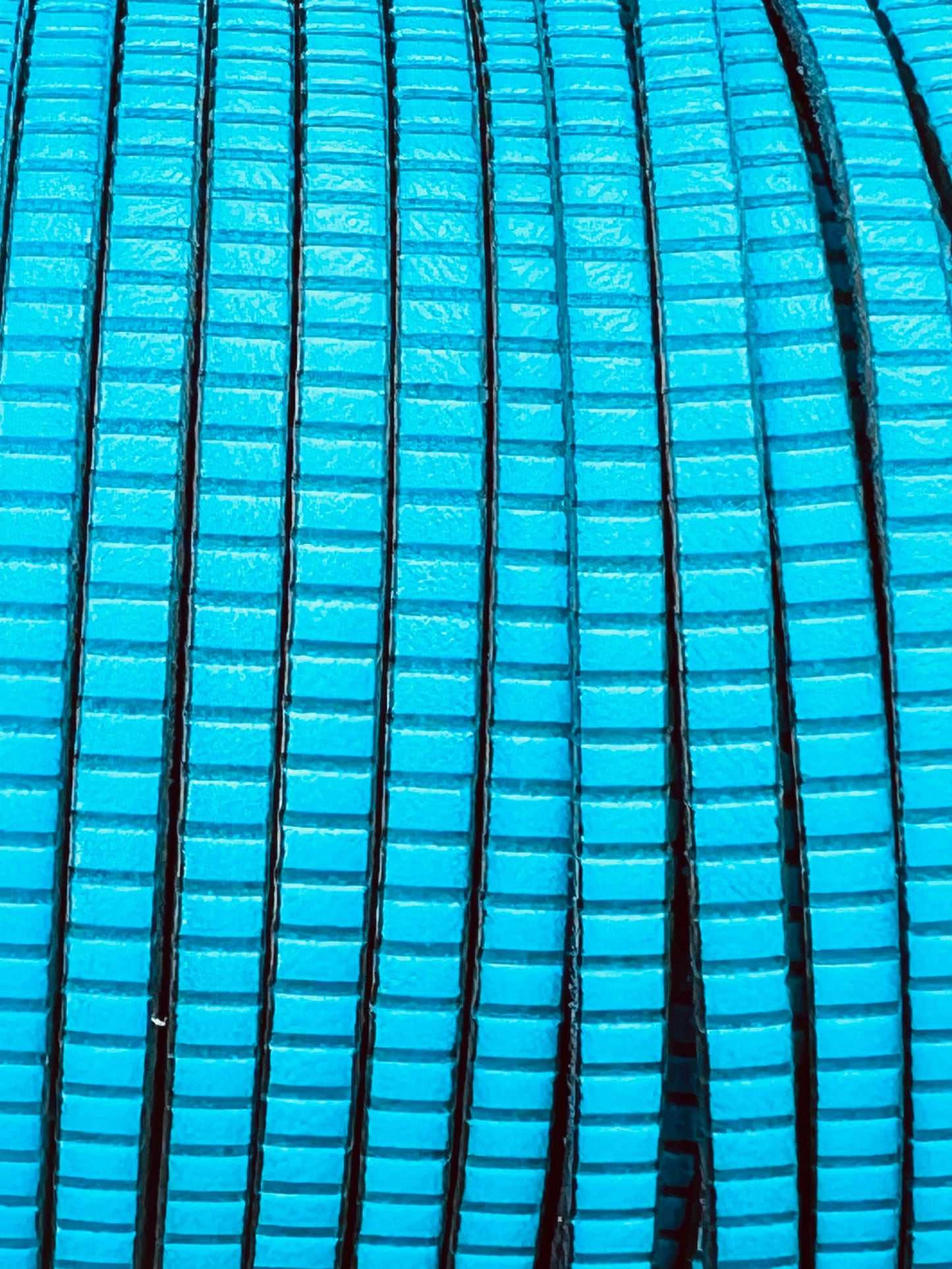 MADE in EUROPE 24'' flat 5mm engraved turquoise leather cord, 5mm flat leather cord, 5mm embossed leather cord(AR270/05/18)