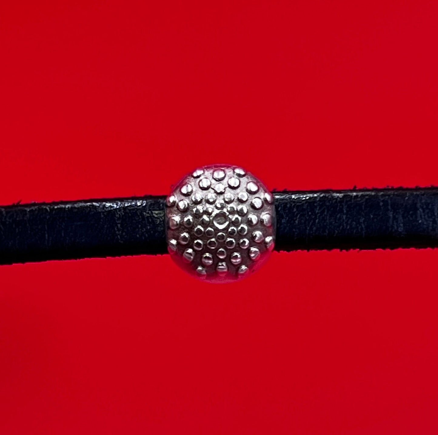 FS0633>>MADE in EUROPE 2 Zamak sliders for flat cord, 5mm flat cord slider, zamak flat sliders qty2