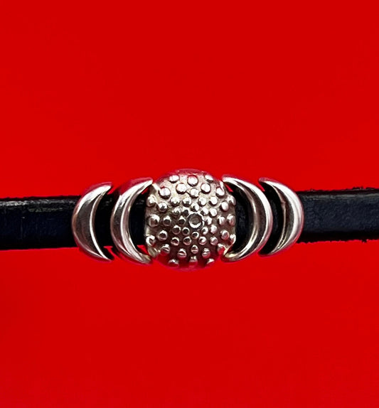FS0633>>MADE in EUROPE 2 Zamak sliders for flat cord, 5mm flat cord slider, zamak flat sliders qty2