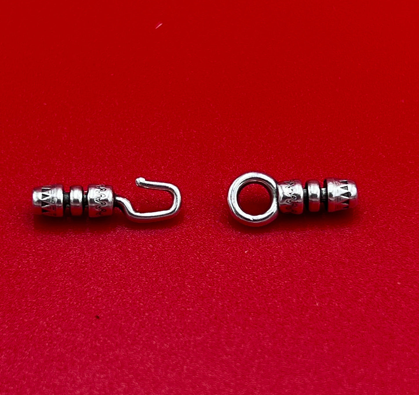RC0206>>MADE in EUROPE round cord hook clasp, necklace hook clasp Qty1set