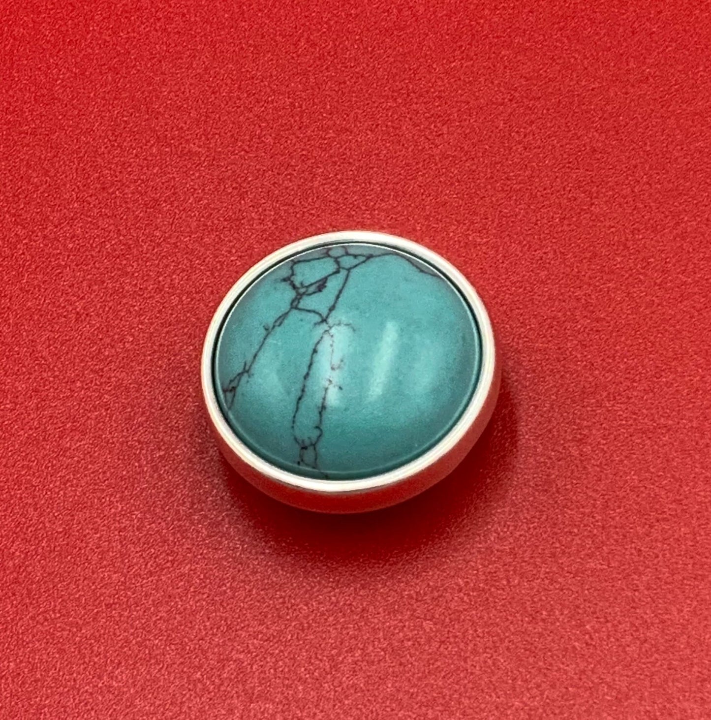 FS0636>>MADE IN EUROPE zamak 10mm slider with 20mm natural gemstone, 10mm flat cord slider with natural stone cabochon, Qty1