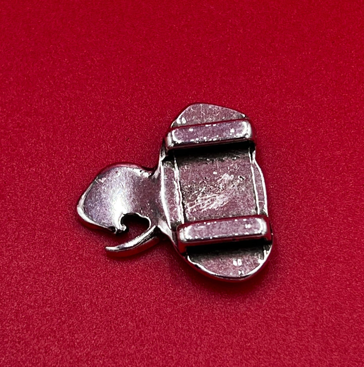 FS0626>>MADE in EUROPE zamak elephant slider, large elephant slider, elephant slider for bracelet qty1