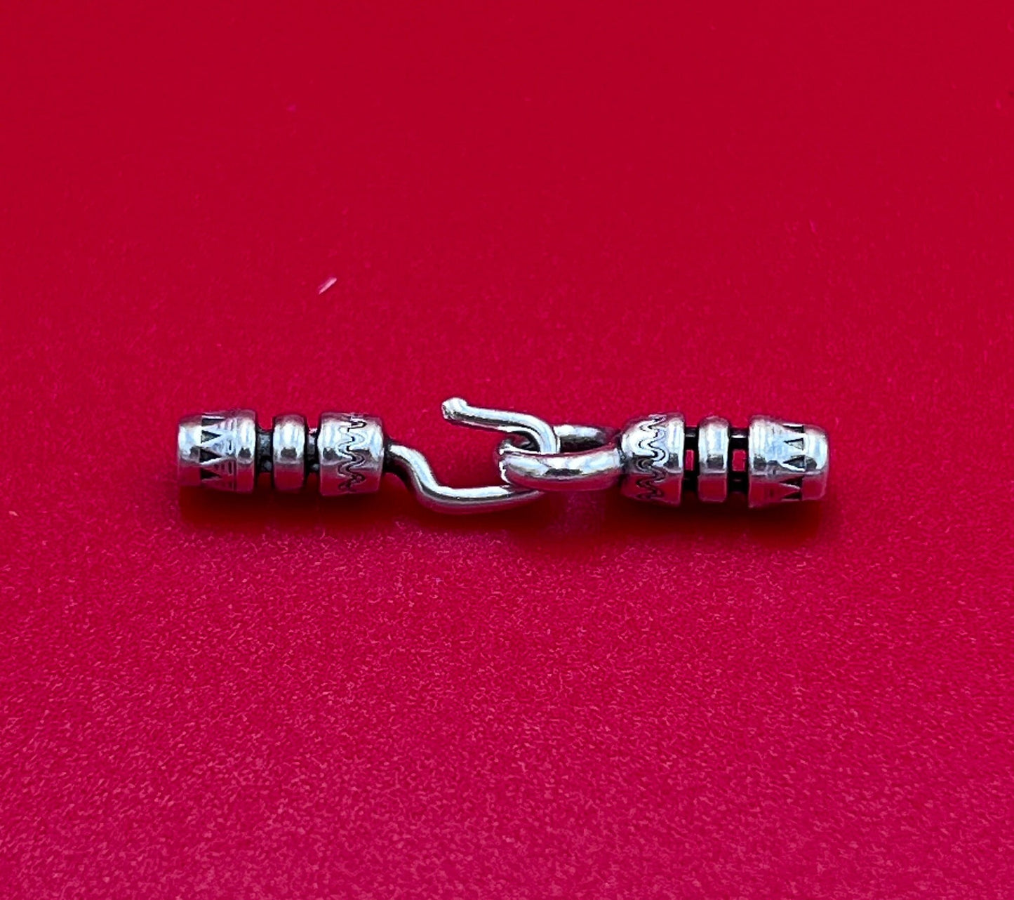 RC0206>>MADE in EUROPE round cord hook clasp, necklace hook clasp Qty1set