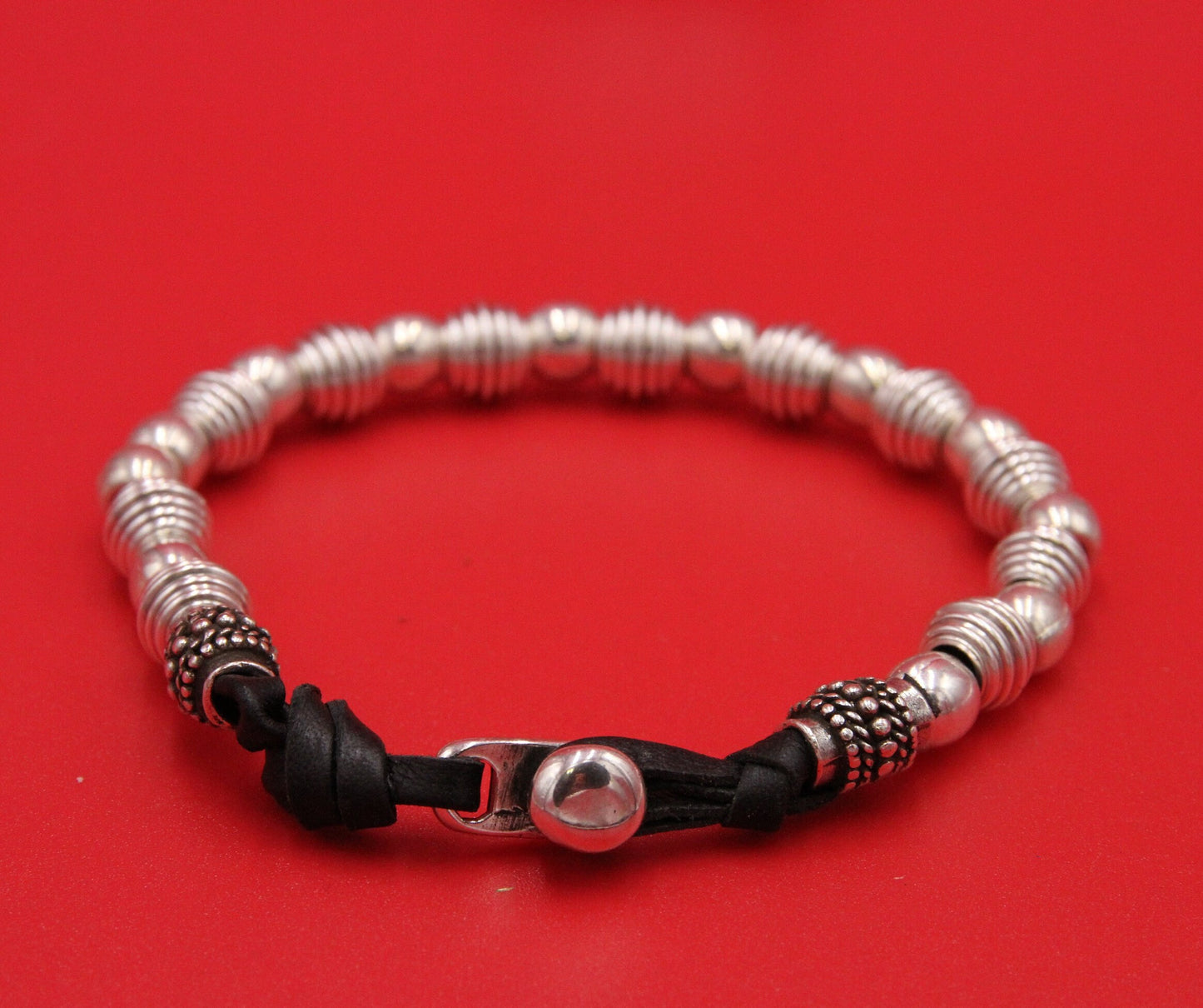 FC0420>>MADE in EUROPE zamak button clasp, 3mm cord clasp, Qty1