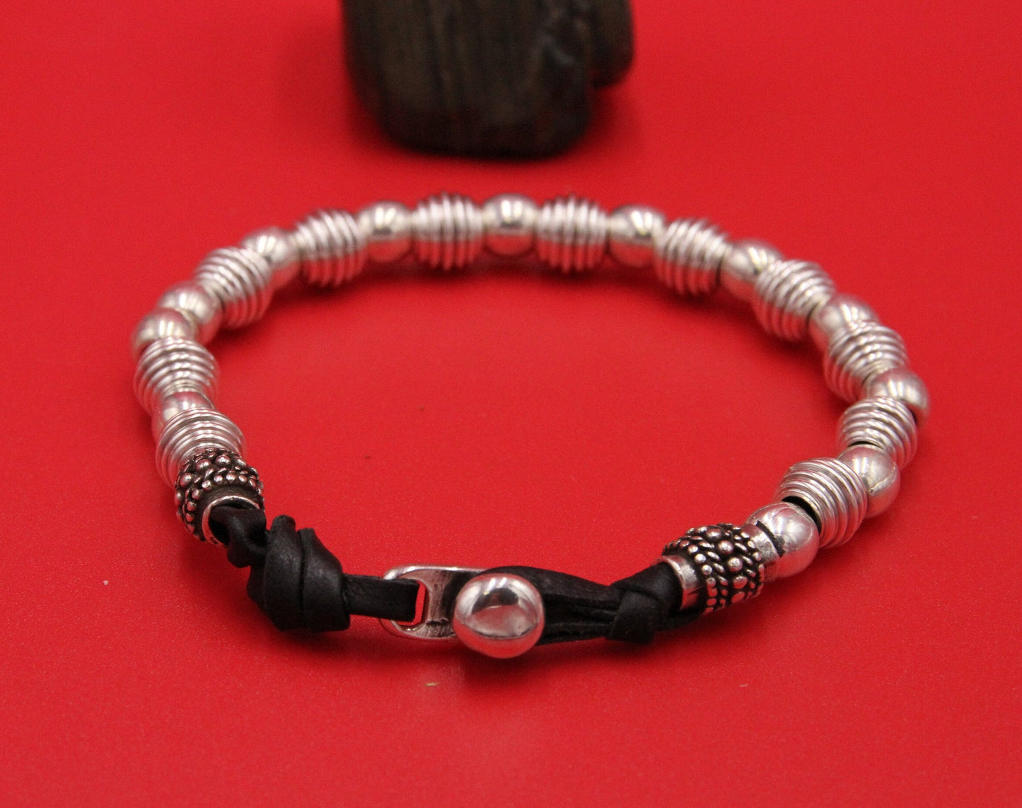 FC0420>>MADE in EUROPE zamak button clasp, 3mm cord clasp, Qty1