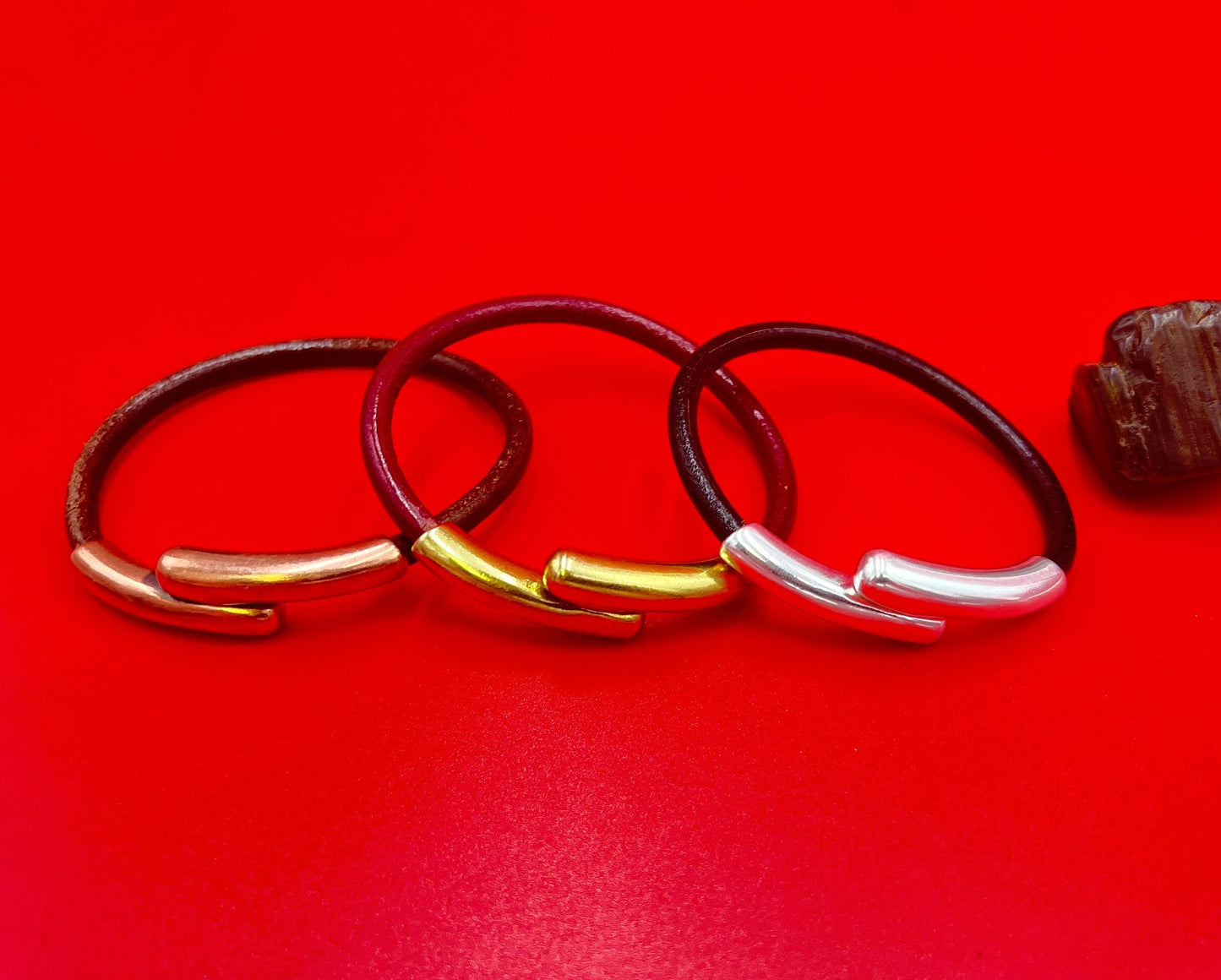 RC0001>> MADE in EUROPE 5mm round cord clasp, silver clasp, 5mm round cord copper clasp, 5mm bronze clasp Qty1