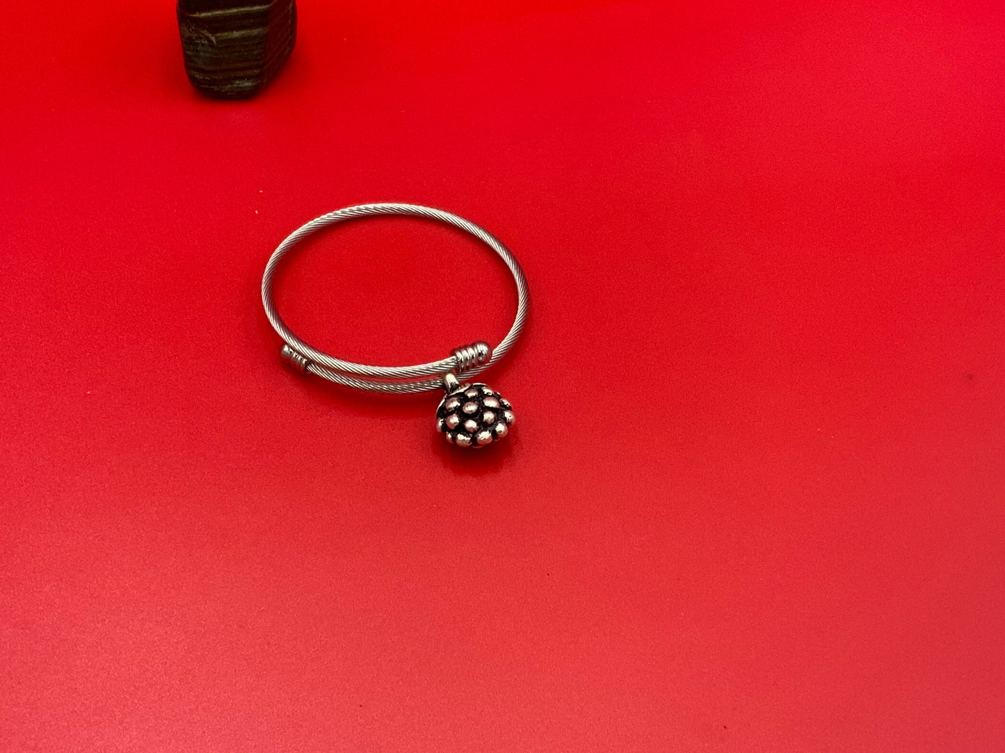 B0108>>MADE IN EUROPE 304 stainless steel bracelet, twisted rope bangle, European style bracelet qty 1