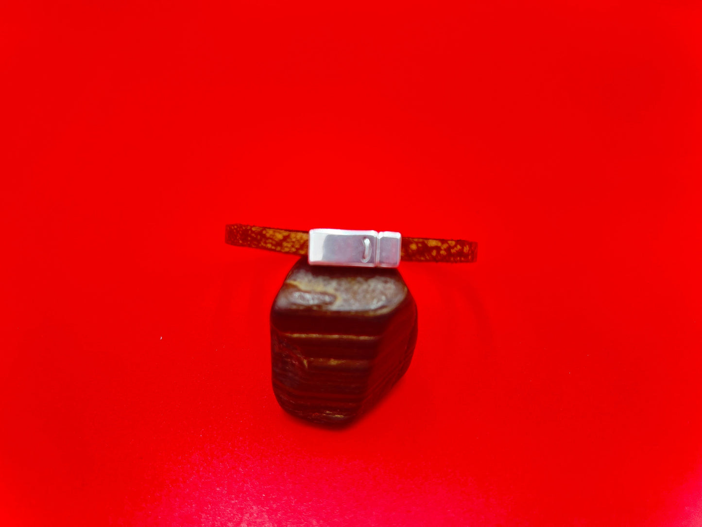 FC0035>>MADE in EUROPE zamak 5mm flat cord clasp,  zamak clasp, 5mm flat cord clasp, Qty1