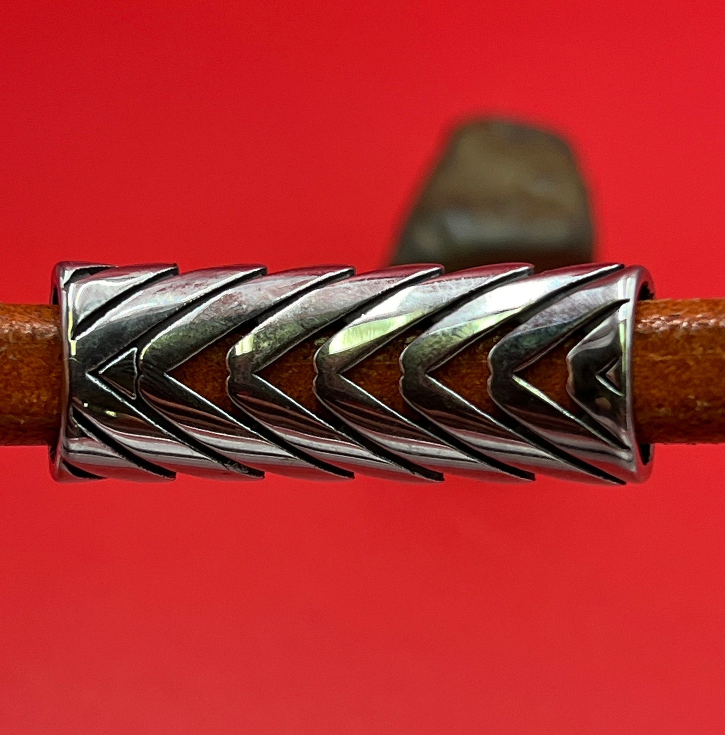 LS0106>>304 Stainless steel slider tube, licorice slider, licorice cord slider, 10x6mm cord tube slider, Qty1