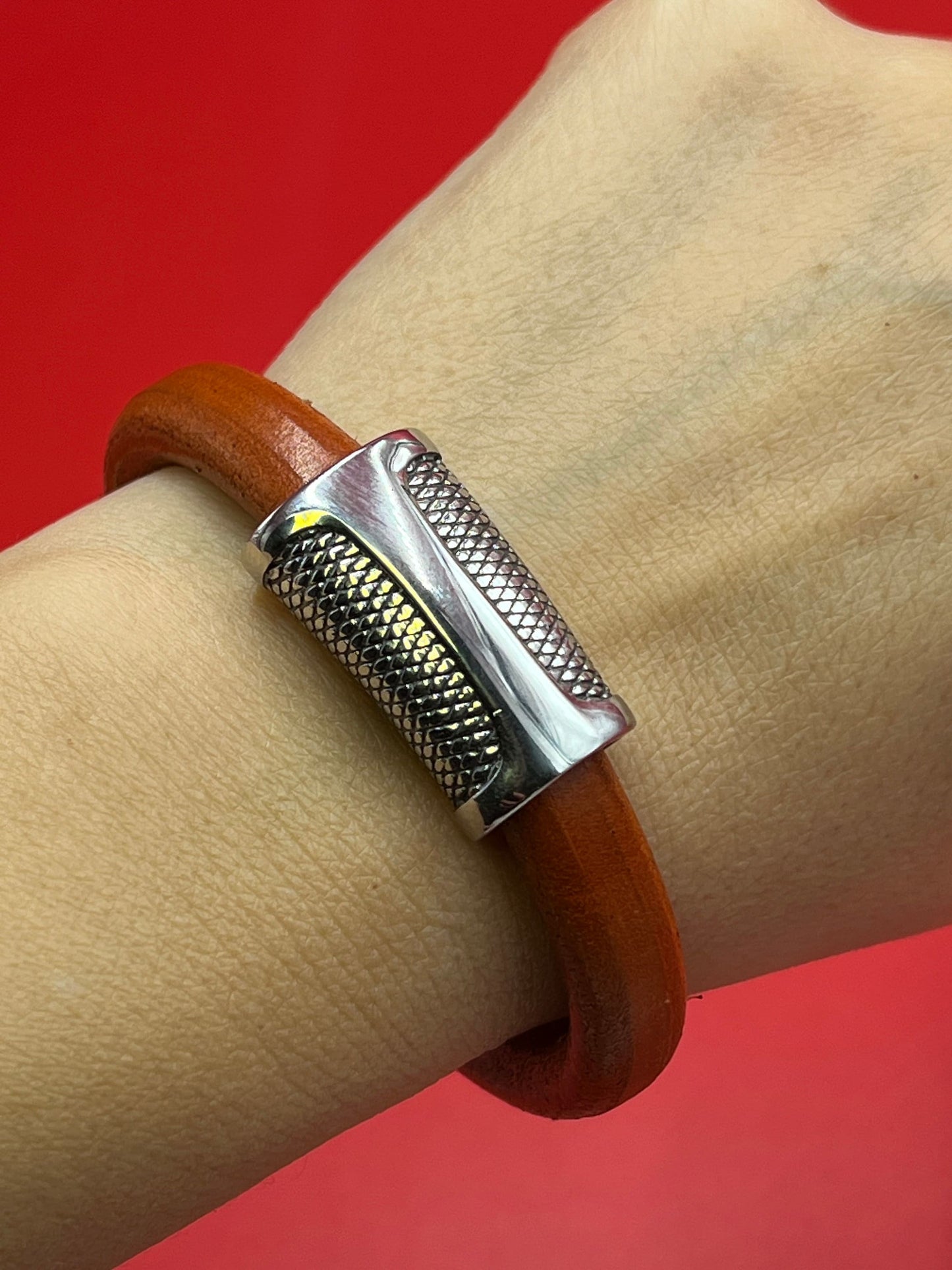 LC0041>> 304 Stainless steel clasp, 10x6mm licorice cord clasp, Stainless steel clasp for licorice cord