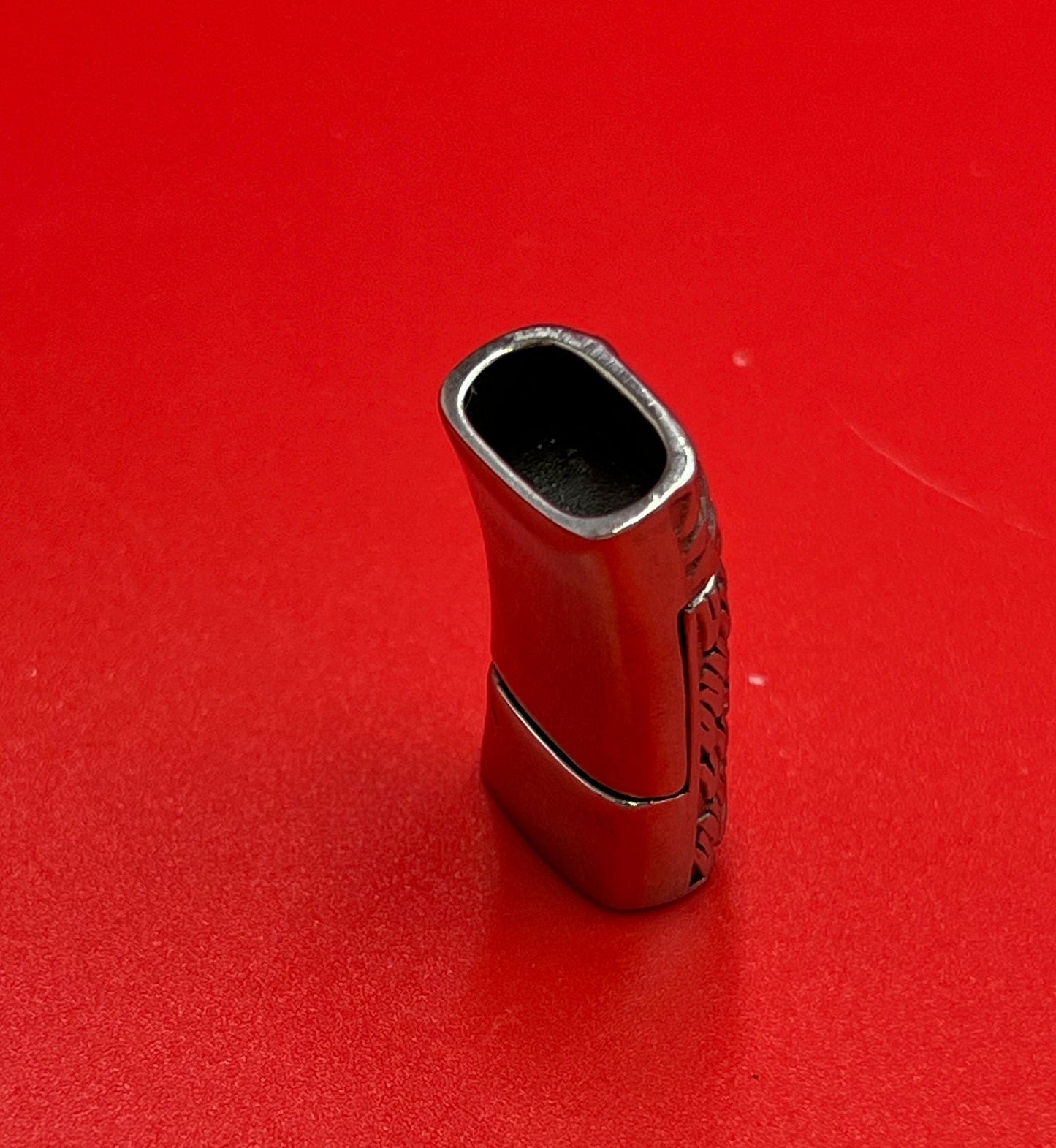 LC0036>> 304 Stainless steel clasp, 10x6mm licorice cord clasp, Stainless steel clasp for licorice cord