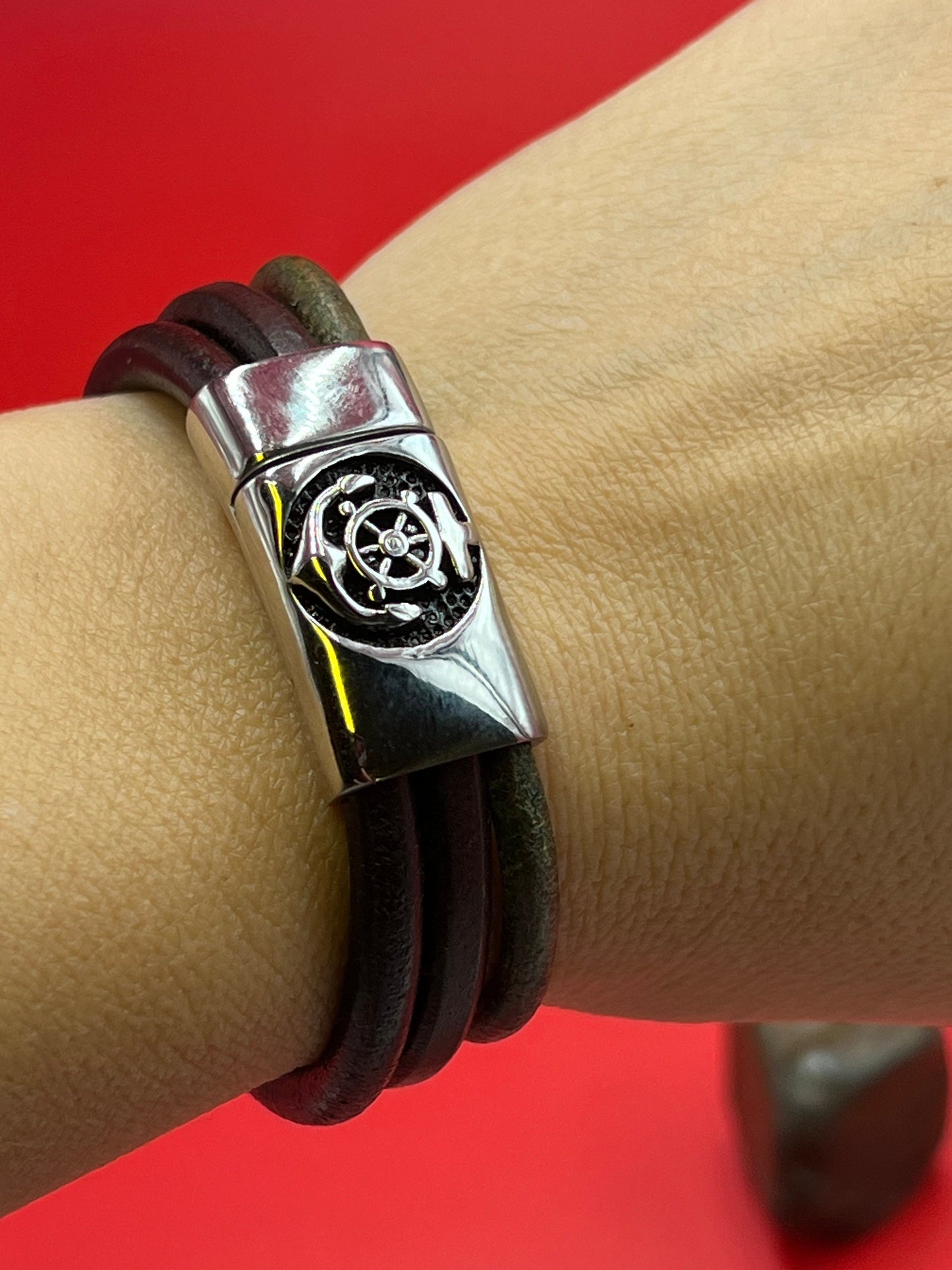 LC0039>> 304 Stainless steel anchor clasp, licorice cord clasp, Stainless steel clasp for licorice cord