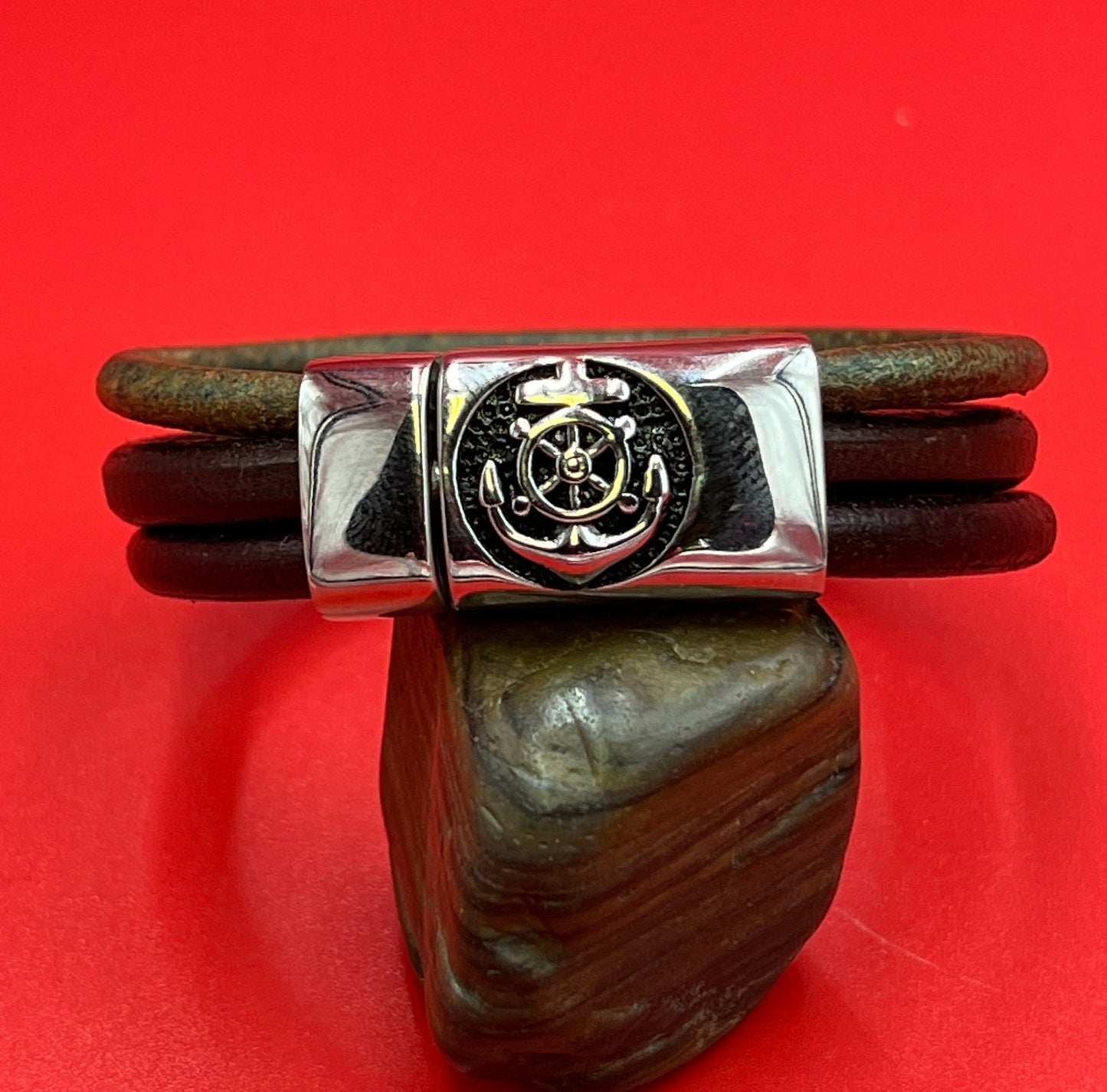 LC0039>> 304 Stainless steel anchor clasp, licorice cord clasp, Stainless steel clasp for licorice cord