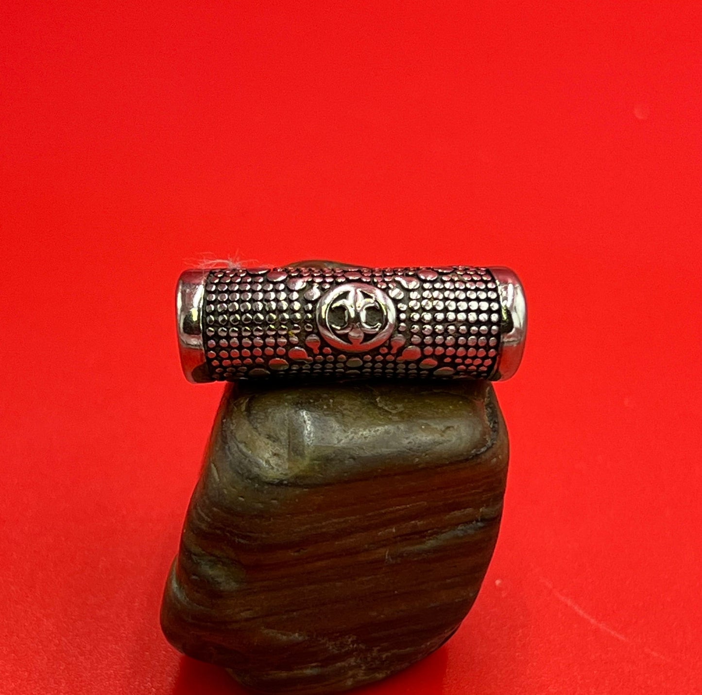 RC0214>>304 Stainless steel 6mm clasp, round cord clasp, 6mm cord clasp, Qty1