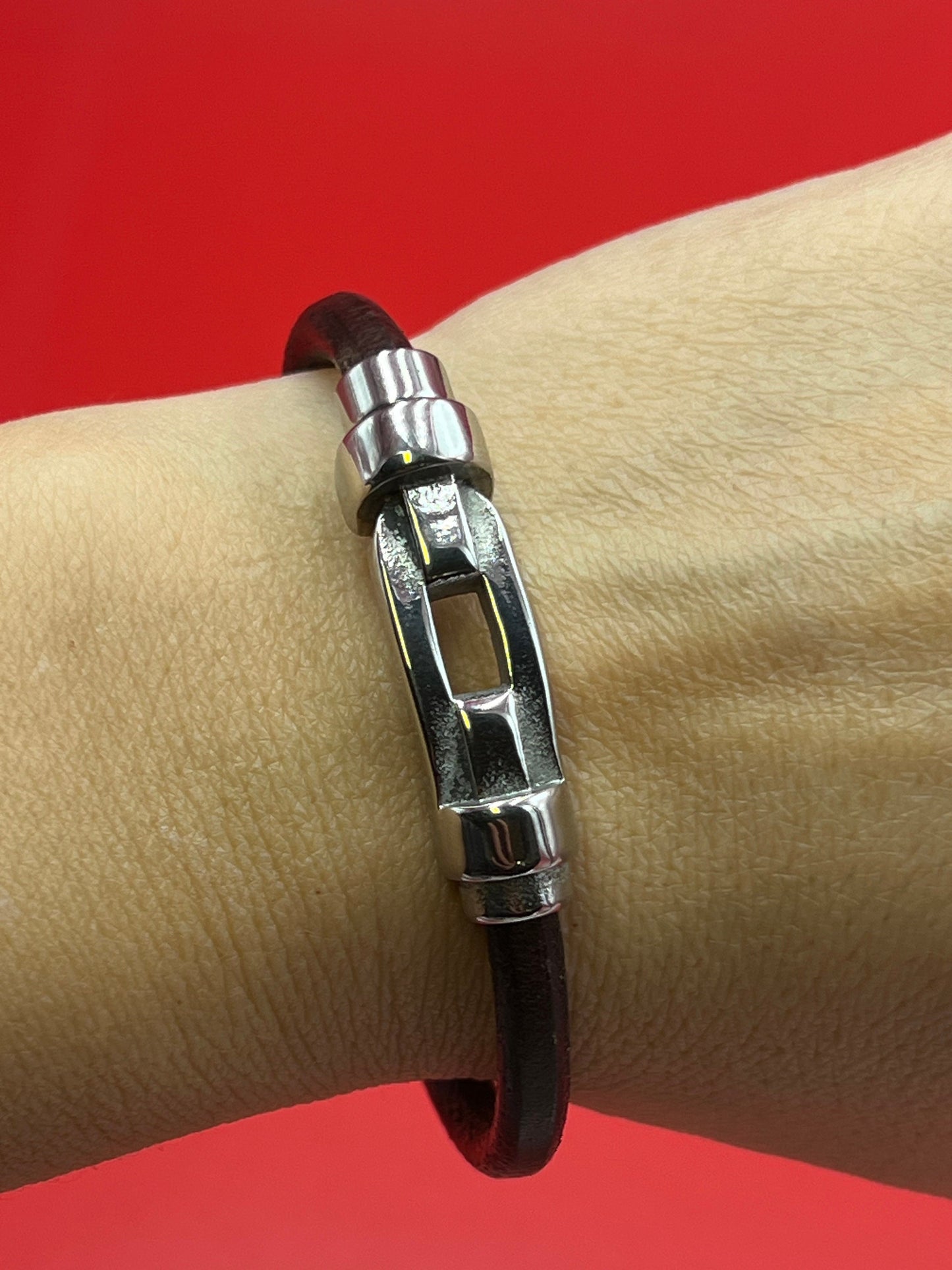RC0215>>304 stainless steel clasp for 5mm round cord, 5mm cord clasp, 5mm round cord clasp qty1