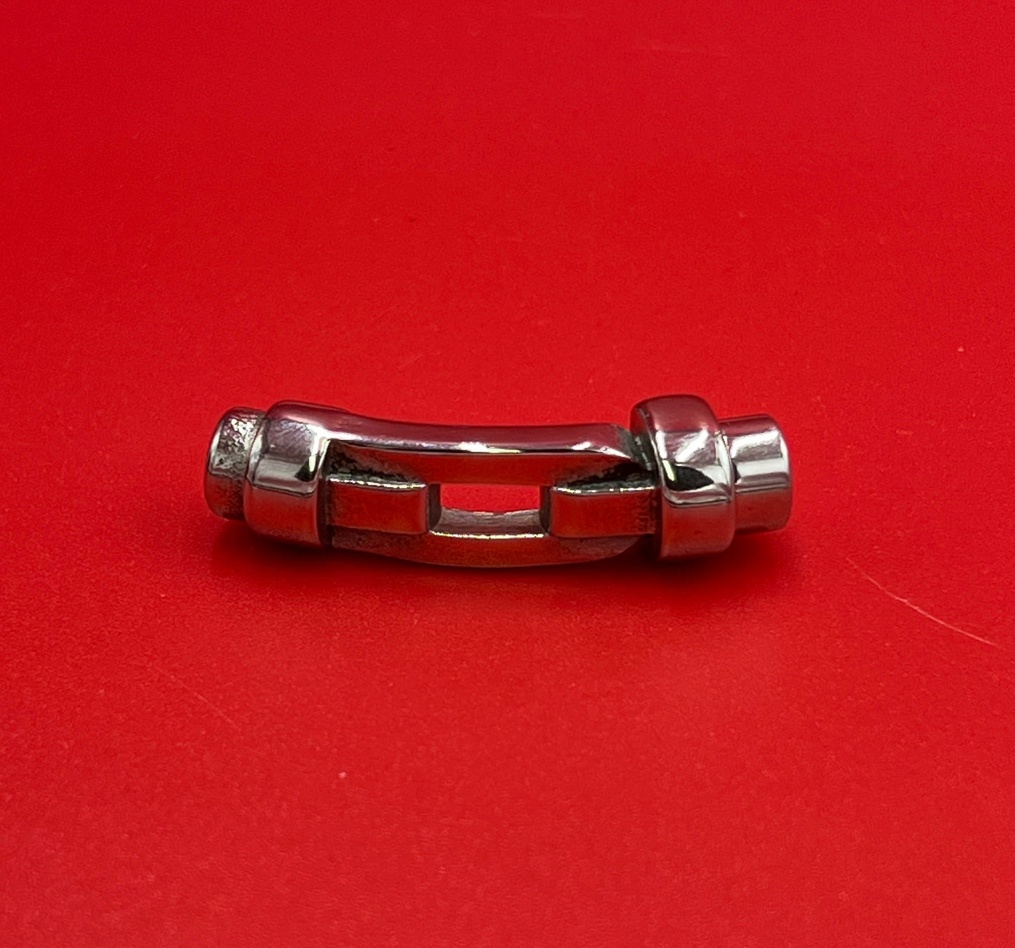 RC0215>>304 stainless steel clasp for 5mm round cord, 5mm cord clasp, 5mm round cord clasp qty1