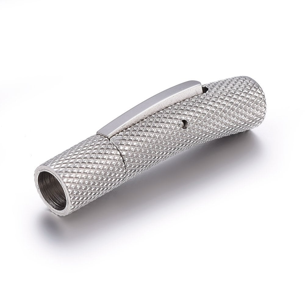 RC0224>>304 Stainless steel 4mm cord bayonet clasp, 4mm round cord clasp