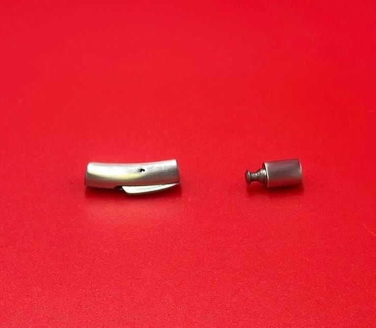 RC0223>>304 Stainless steel 4mm cord bayonet clasp, 4mm round cord clasp