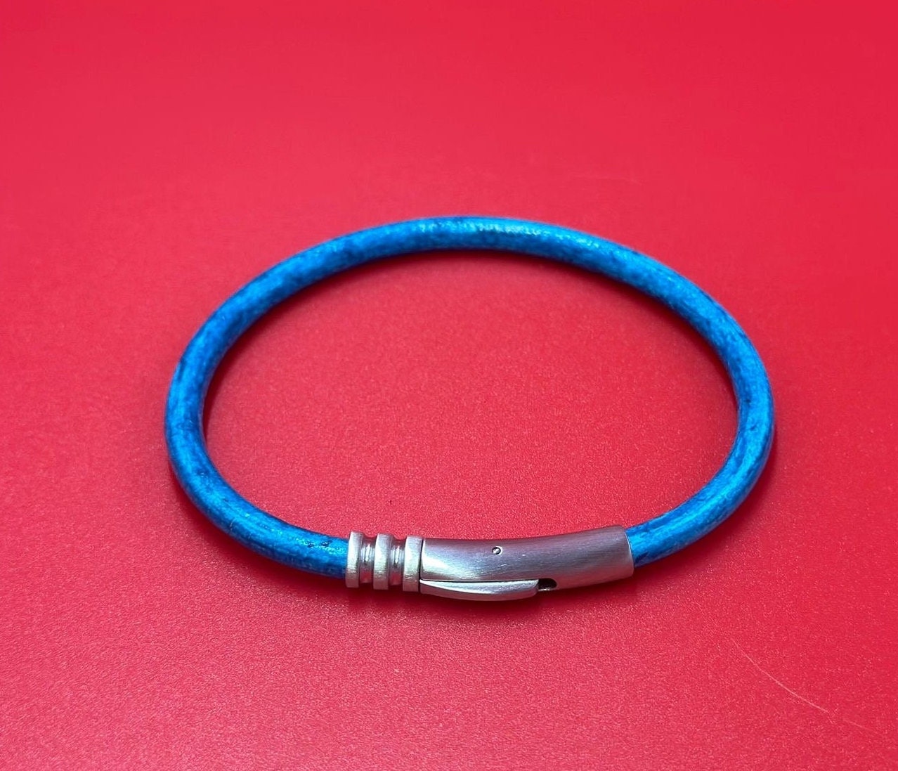 RC0220>>304 Stainless steel 4mm cord bayonet clasp, 4mm round cord clasp