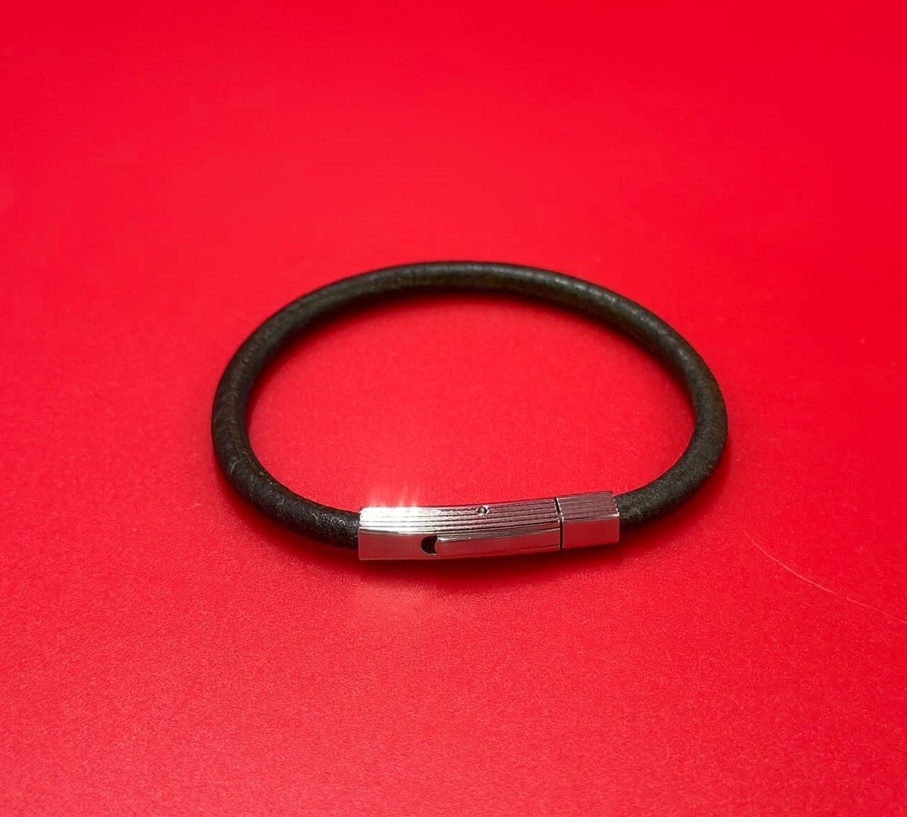 RC0219>>304 Stainless steel 4mm cord bayonet clasp, 4mm round cord clasp
