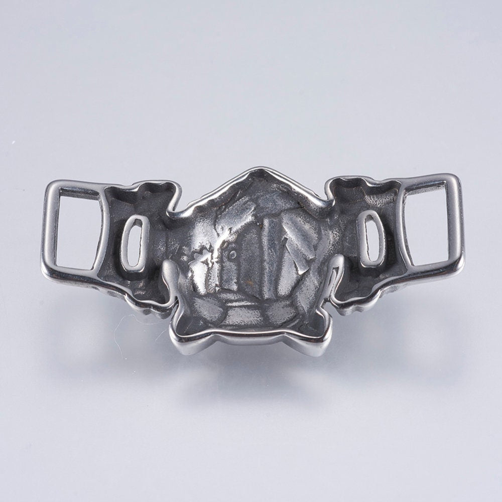 C0188>> 304 Stainless steel wolf head connector, 10mm Stainless steel connector