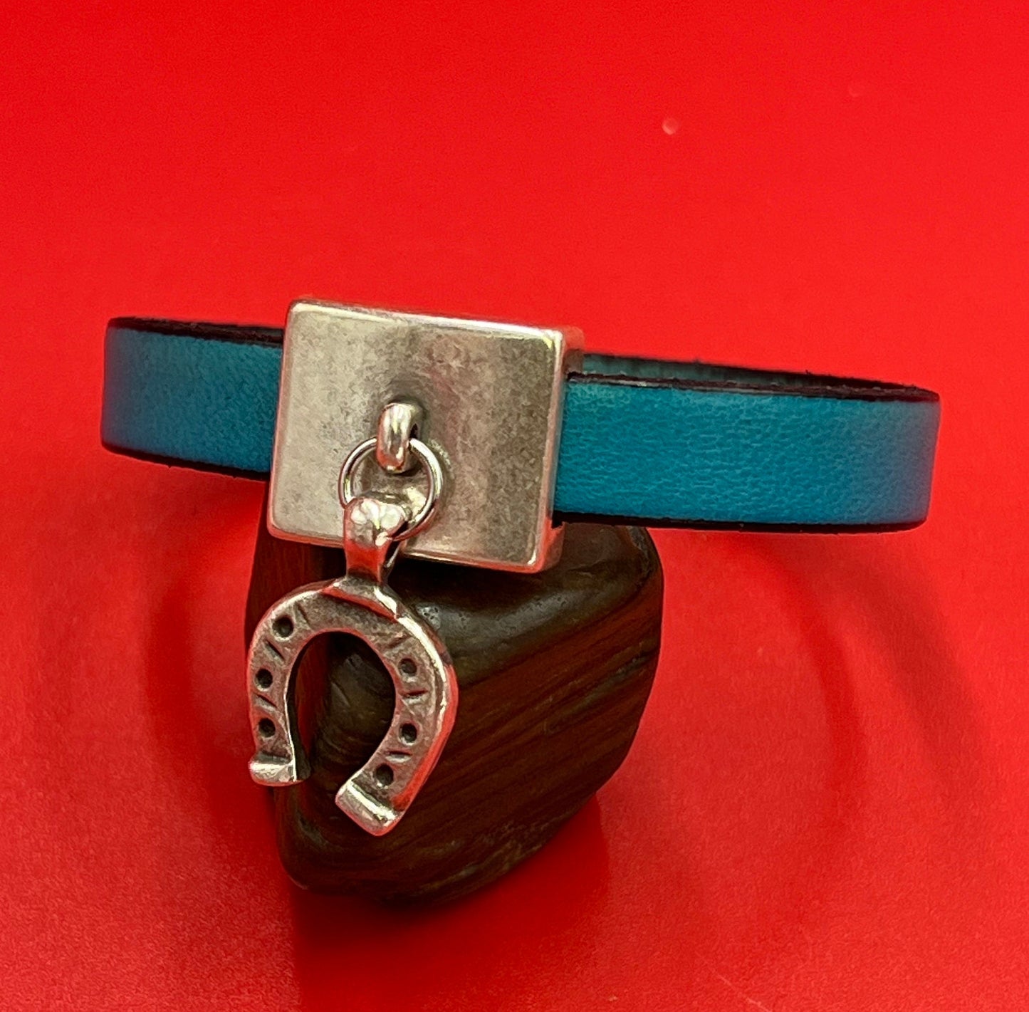 FC0063>>MADE in EUROPE zamak clasp,  flat cord clasp, 10mm flat cord clasp, leather cord clasp with charm holder ring (78919/10) Qty1