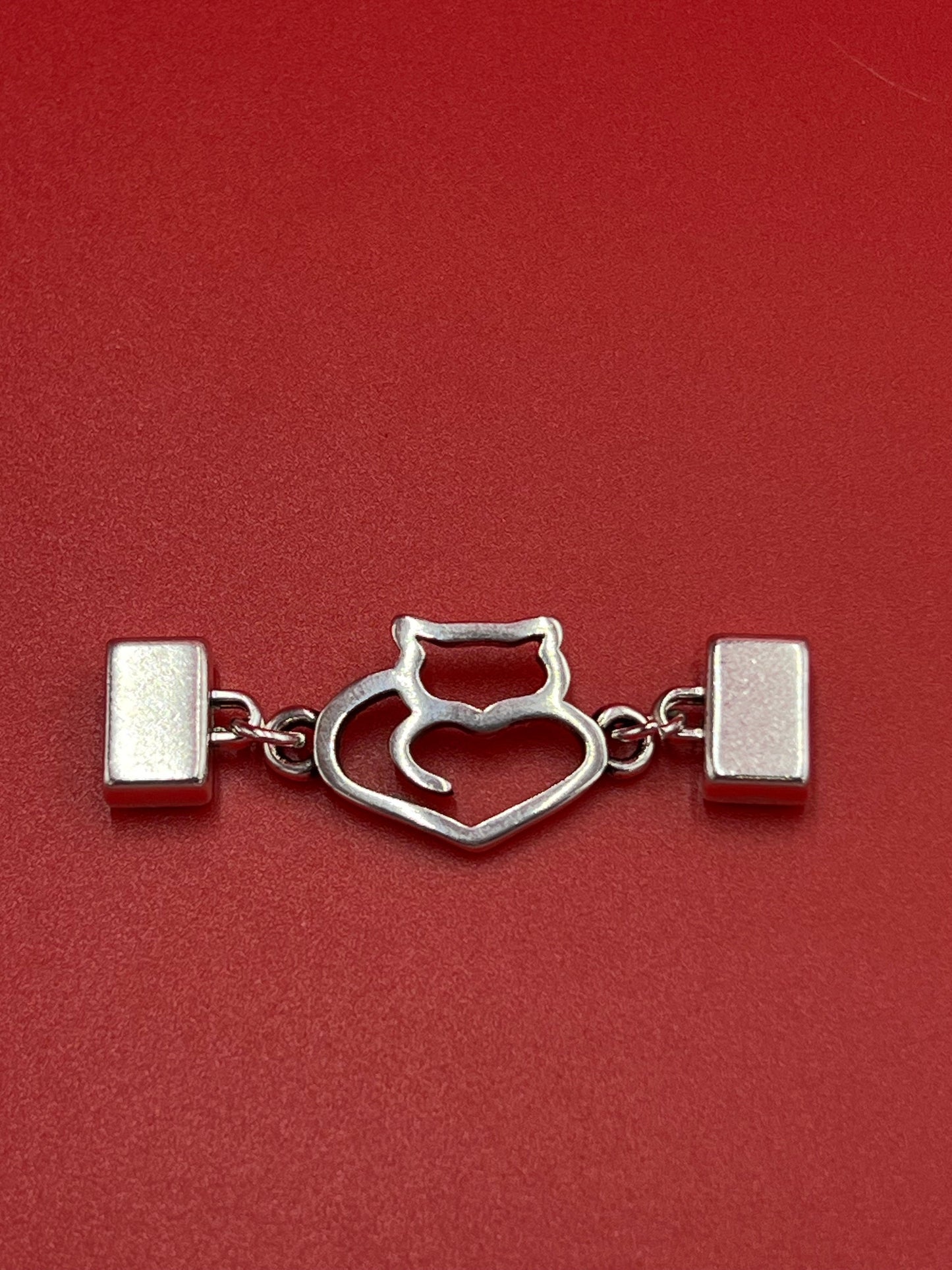 C0181>>MADE in EUROPE Zamak cat connector, 10mm or 5mm cord connector, Qty 1