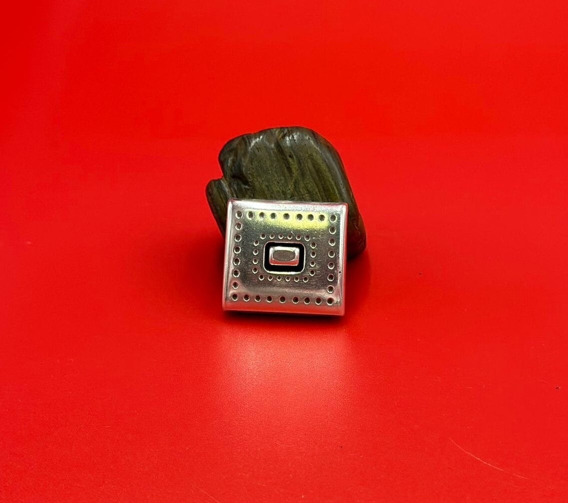 FC0428>>MADE in EUROPE zamak clasp, 20mm flat cord clasp, large clasp, silver clasp Qty1