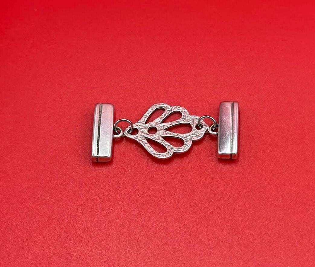 C0193>>MADE in EUROPE zamak flower filigree connector, filigree connector qty 1