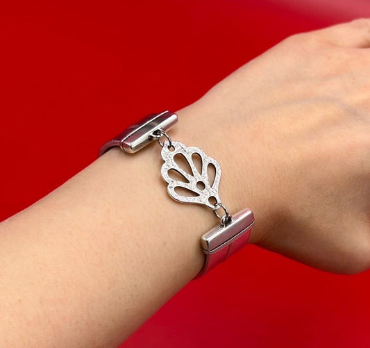C0193>>MADE in EUROPE zamak flower filigree connector, filigree connector qty 1