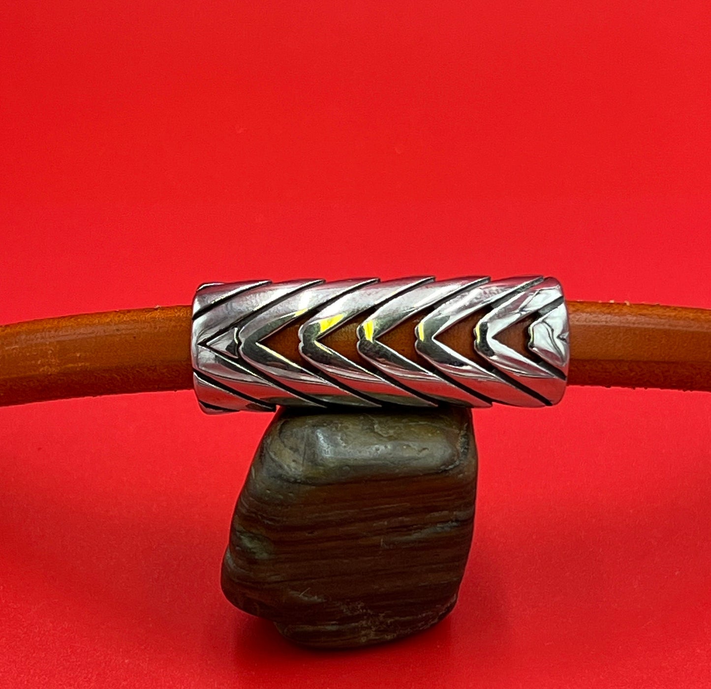 LS0106>>304 Stainless steel slider tube, licorice slider, licorice cord slider, 10x6mm cord tube slider, Qty1