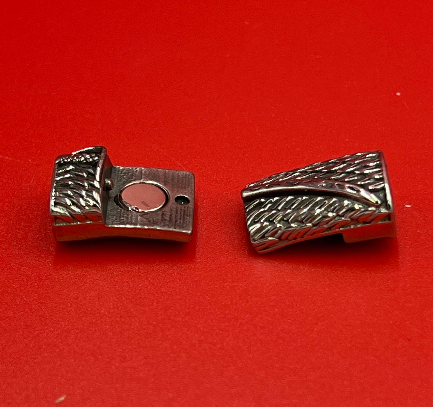 LC0036>> 304 Stainless steel clasp, 10x6mm licorice cord clasp, Stainless steel clasp for licorice cord