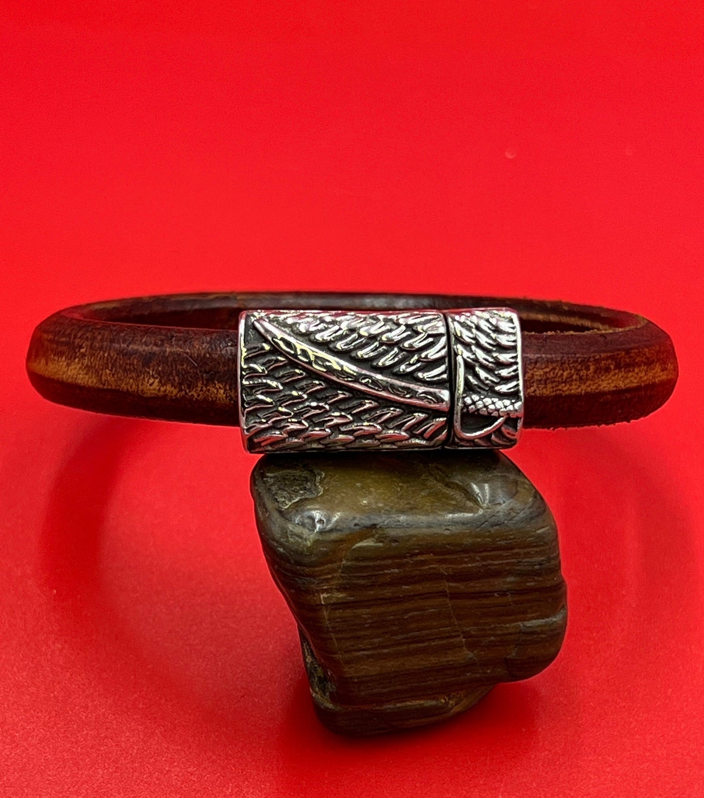 LC0036>> 304 Stainless steel clasp, 10x6mm licorice cord clasp, Stainless steel clasp for licorice cord