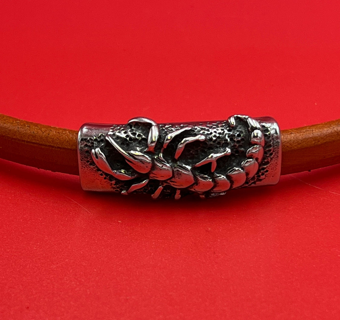 LS0108>>304 Stainless steel slider tube, licorice scorpion slider, licorice cord slider, licorice scorpion slider tube.