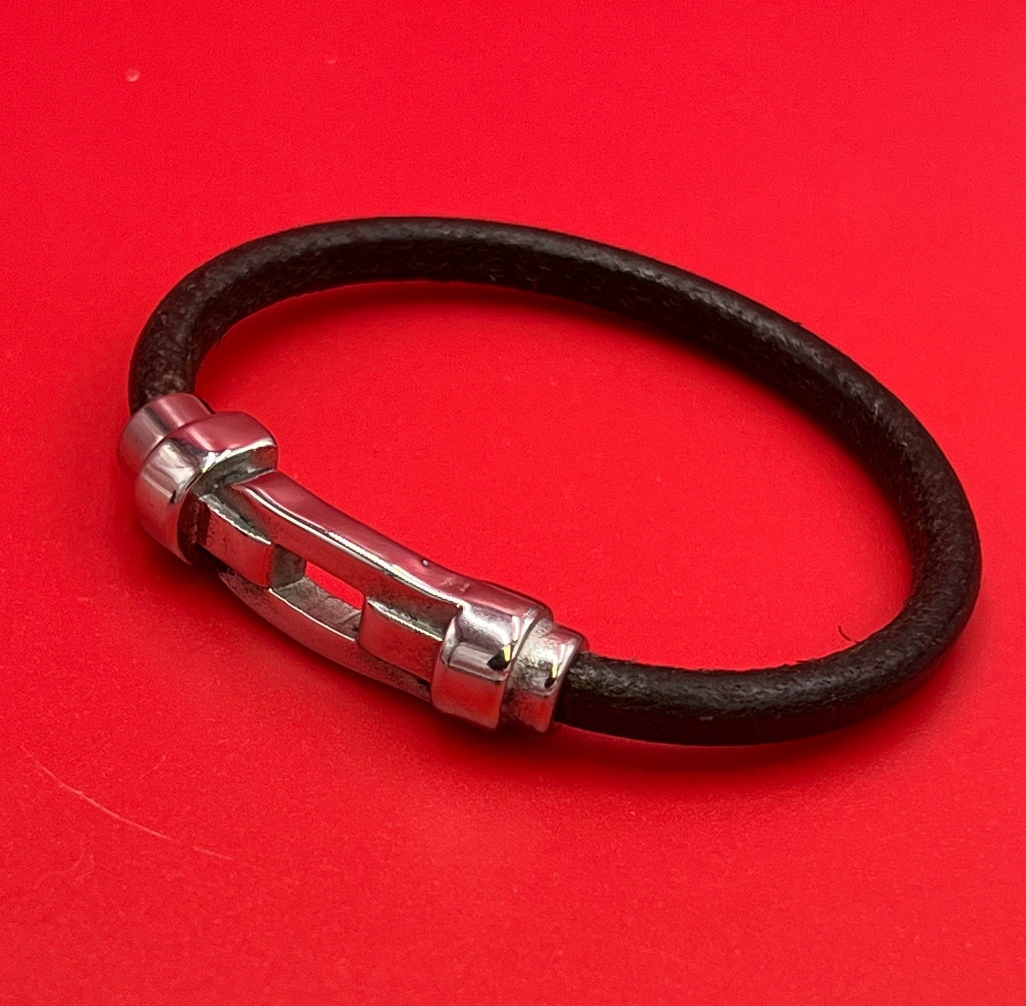 RC0215>>304 stainless steel clasp for 5mm round cord, 5mm cord clasp, 5mm round cord clasp qty1