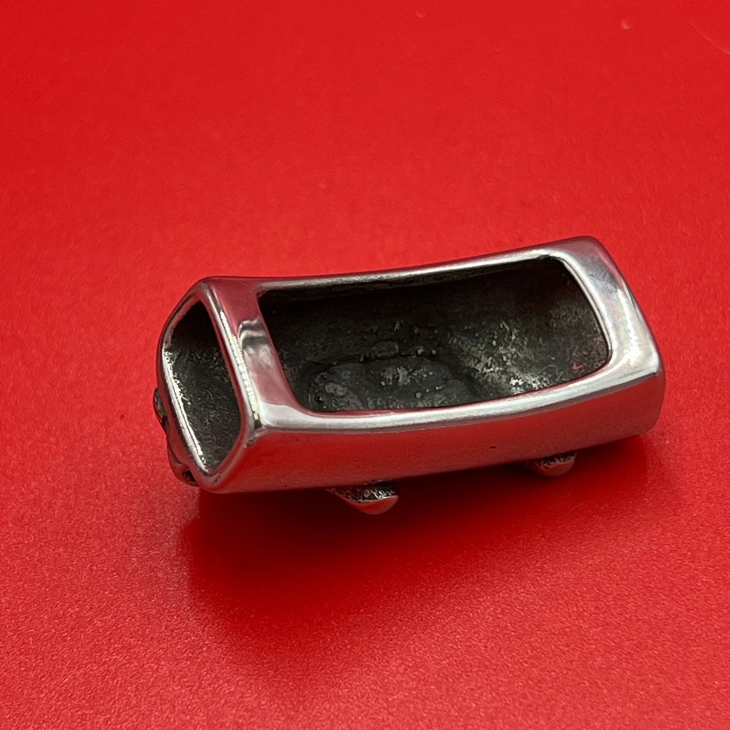 LS0109>>316 Stainless steel slider tube, licorice skeleton slider, licorice cord slider, licorice skeleton slider tube.