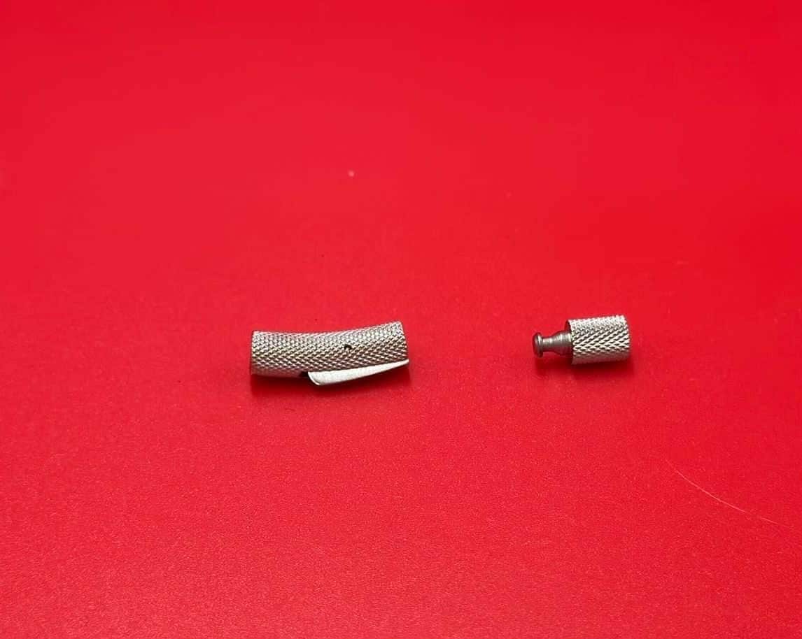 RC0224>>304 Stainless steel 4mm cord bayonet clasp, 4mm round cord clasp