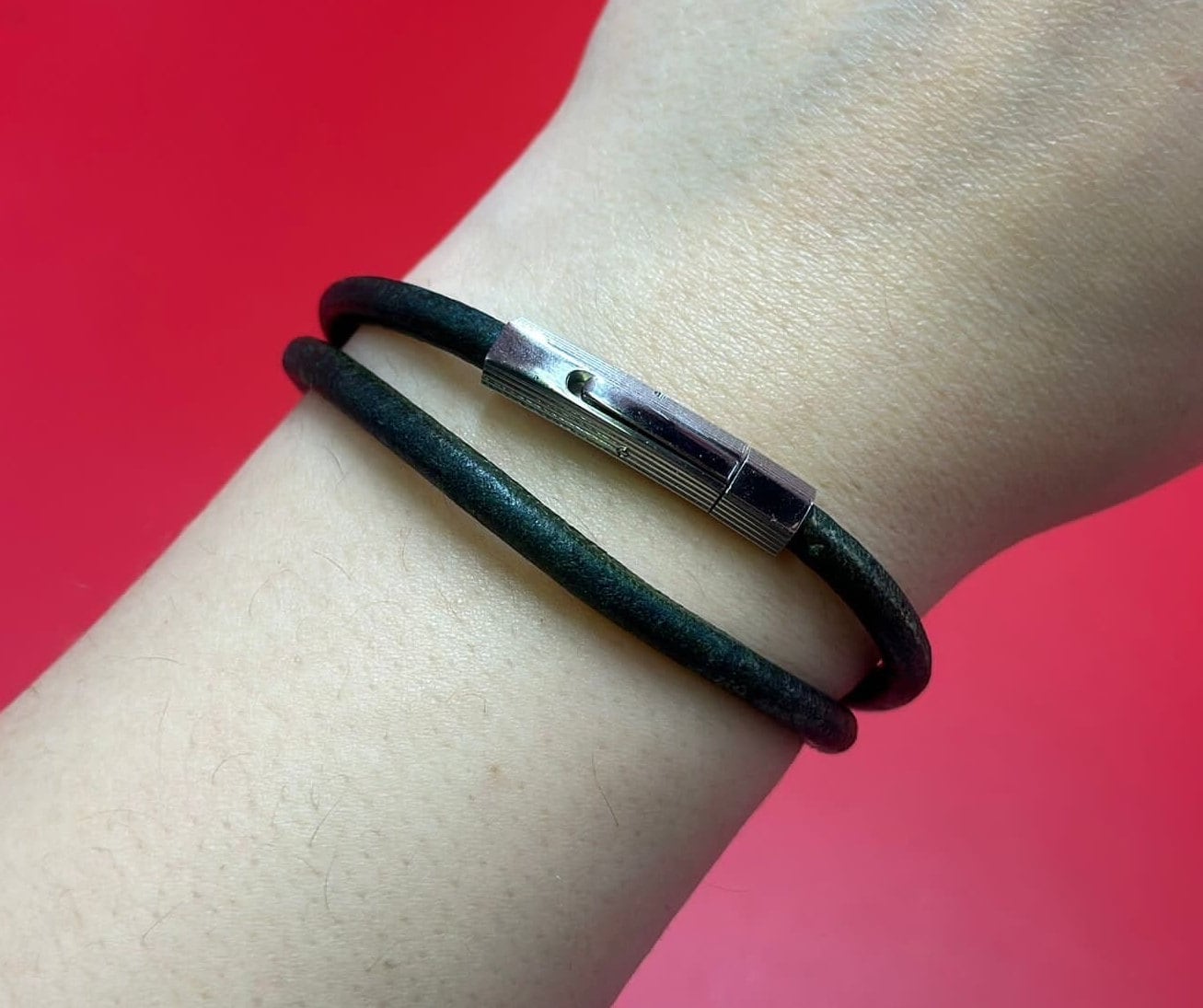 RC0219>>304 Stainless steel 4mm cord bayonet clasp, 4mm round cord clasp
