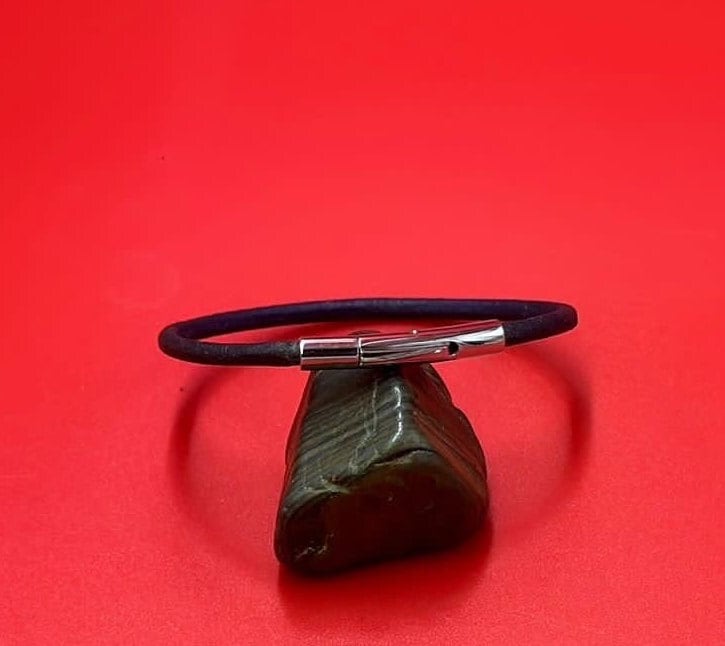 RC0226>>304 Stainless steel clasp for 3mm round cord, round leather cord bayonet clasp qty1