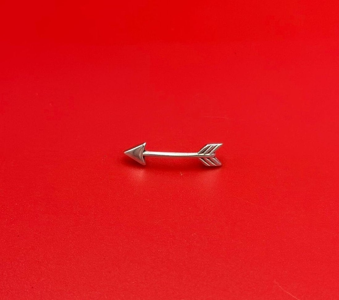 FS0643>>MADE in EUROPE 2 Zamak arrow sliders, 3mm flat cord sliders, 3mm leather cord arrow slider Qty2