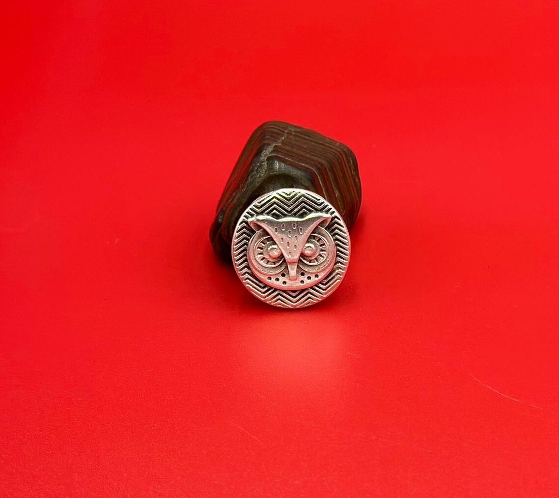 FS0644>>MADE IN EUROPE zamak 20mm Owl slider, slider for 20mm flat cord, 20mm cord Owl slider, flat cord zamak slider Qty1