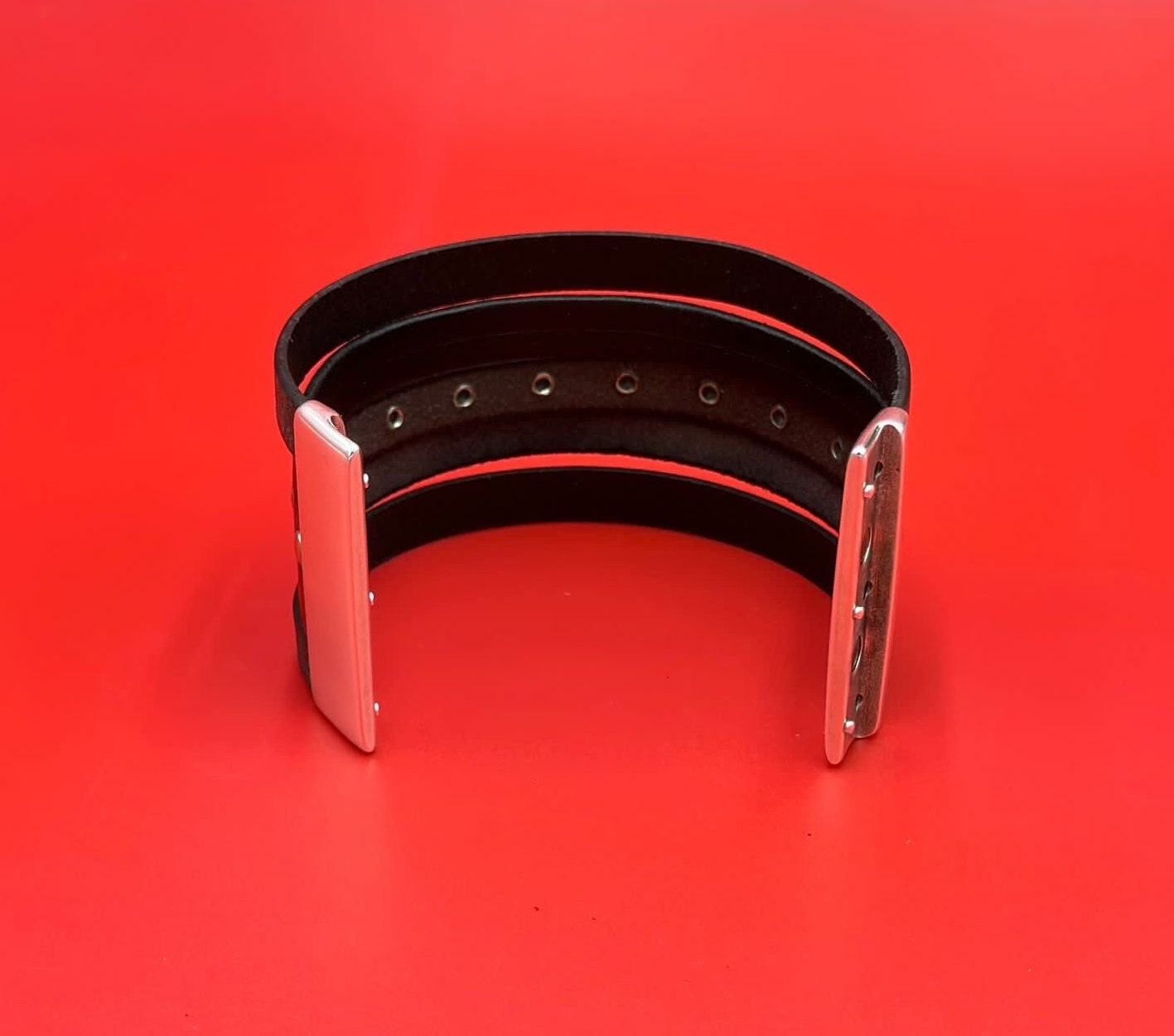 FC0430>>MADE in EUROPE flat cord magnetic clasp, 50mm flat cord clasp, large magnetic clasp qty1