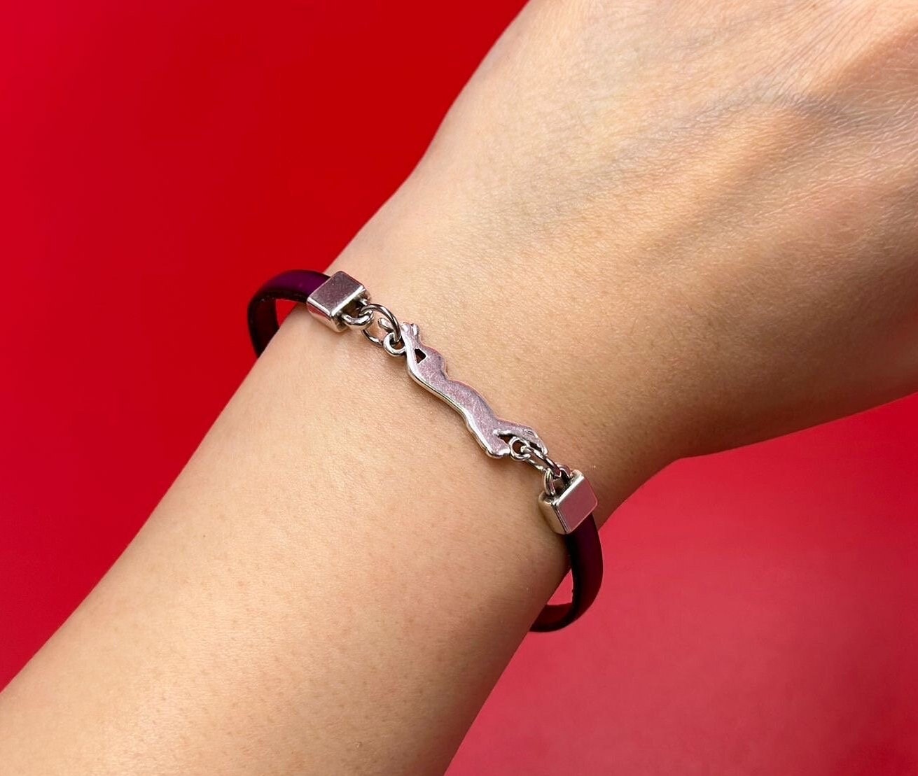 C0191>>MADE in EUROPE Zamak cheetah connector, 5mm flat cord cheetah connector, qty1