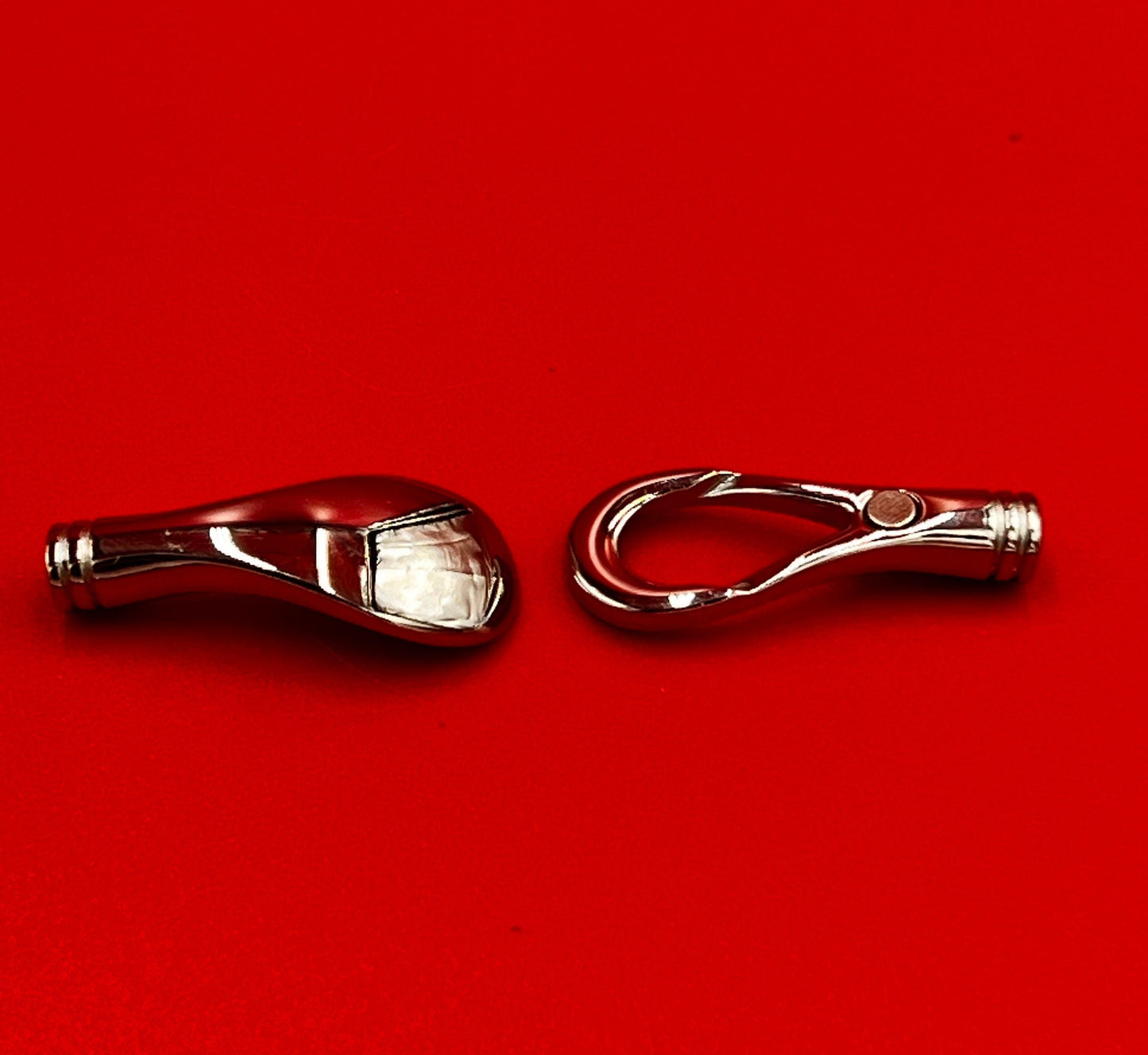 RC0233>>304 Stainless steel clasp, 5mm stainless steel clasp, 5mm cord clasp  Qty1