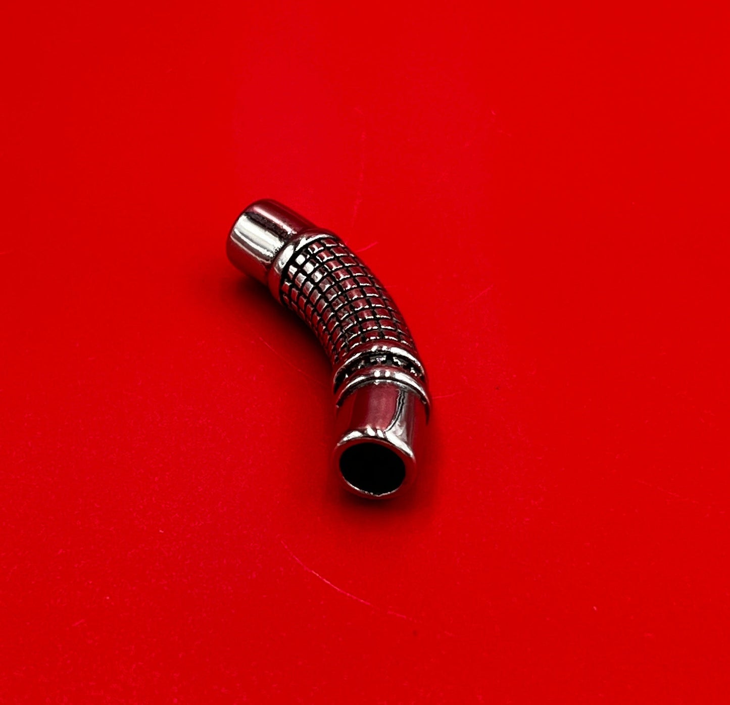 C0199>> 304 Stainless steel tube connector, 6.5mm hole connector, round cord tube connector  qty1