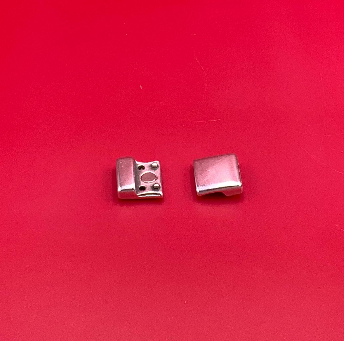 FC0142>>MADE in EUROPE zamak 15mm flat cord clasp, flat leather cord clasp, 15mm flat clasp  Qty1