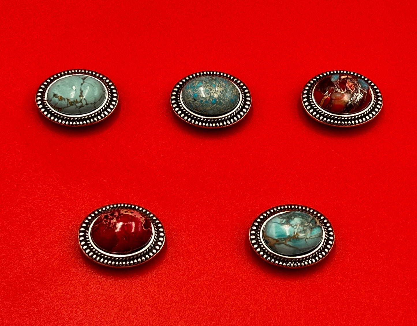 FC0398>>MADE in EUROPE zamak oval clasp for 10mm, SILVER plated oval flat cord clasp with gemstone, 10mm flat cord clasp, (TM10X3SMIS) Qty1