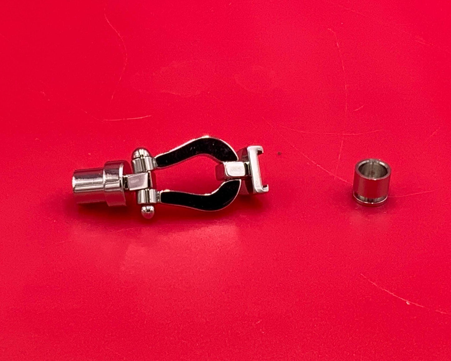 RC0241>>304 stainless steel clasp for 5mm round cord, 5mm cord clasp, 5mm round cord clasp qty1